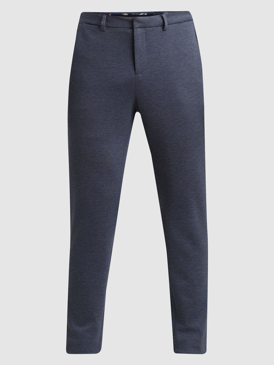 Black Mid Rise Slim Fit Pants