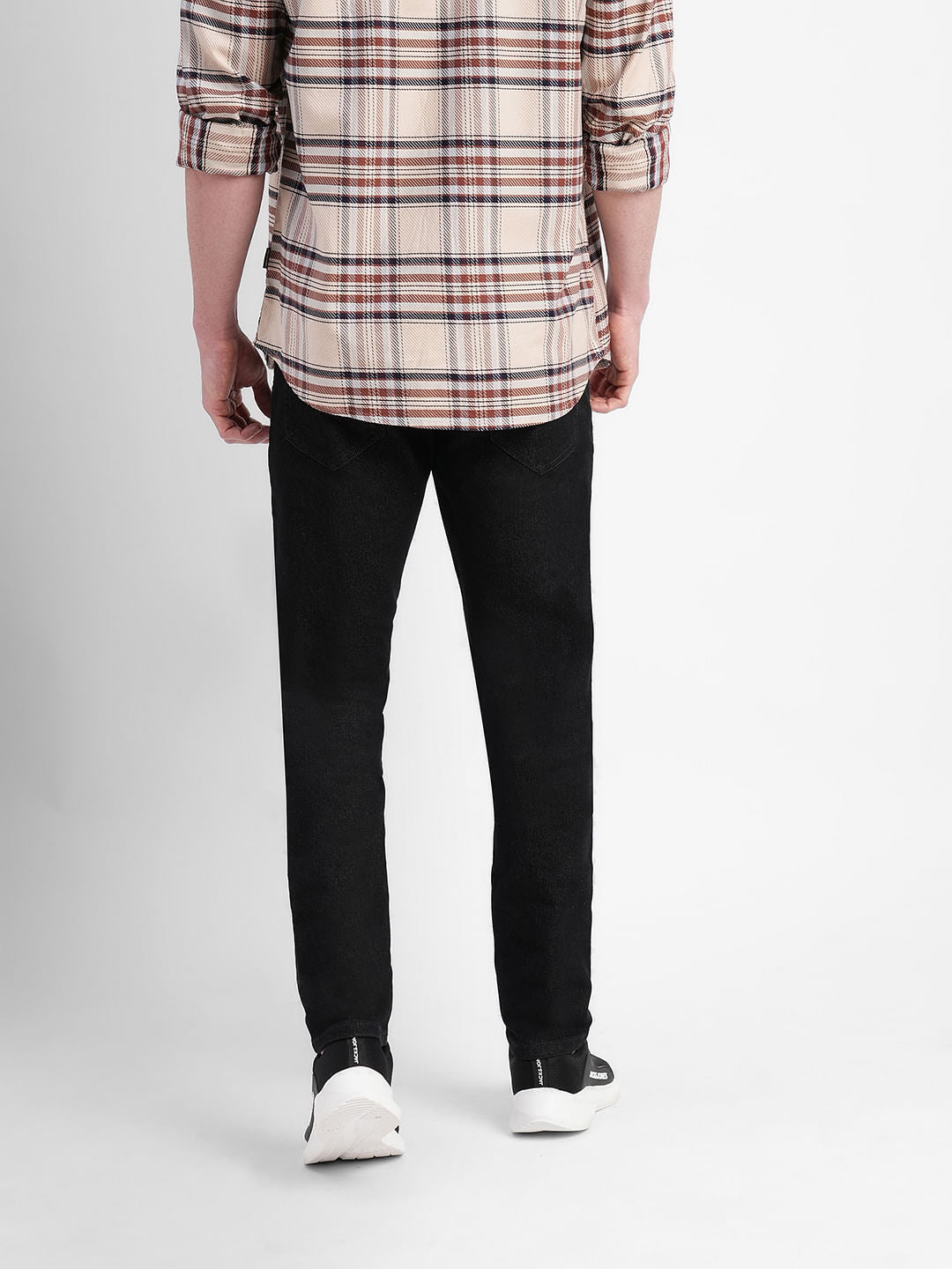 Black Low Rise Glenn Slim Fit Jeans