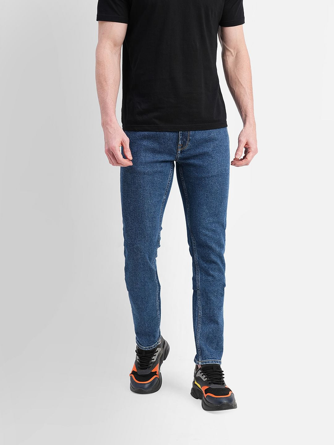 Blue Low Rise Ben Skinny Jeans