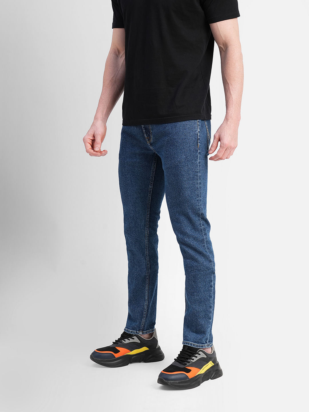 Blue Low Rise Ben Skinny Jeans