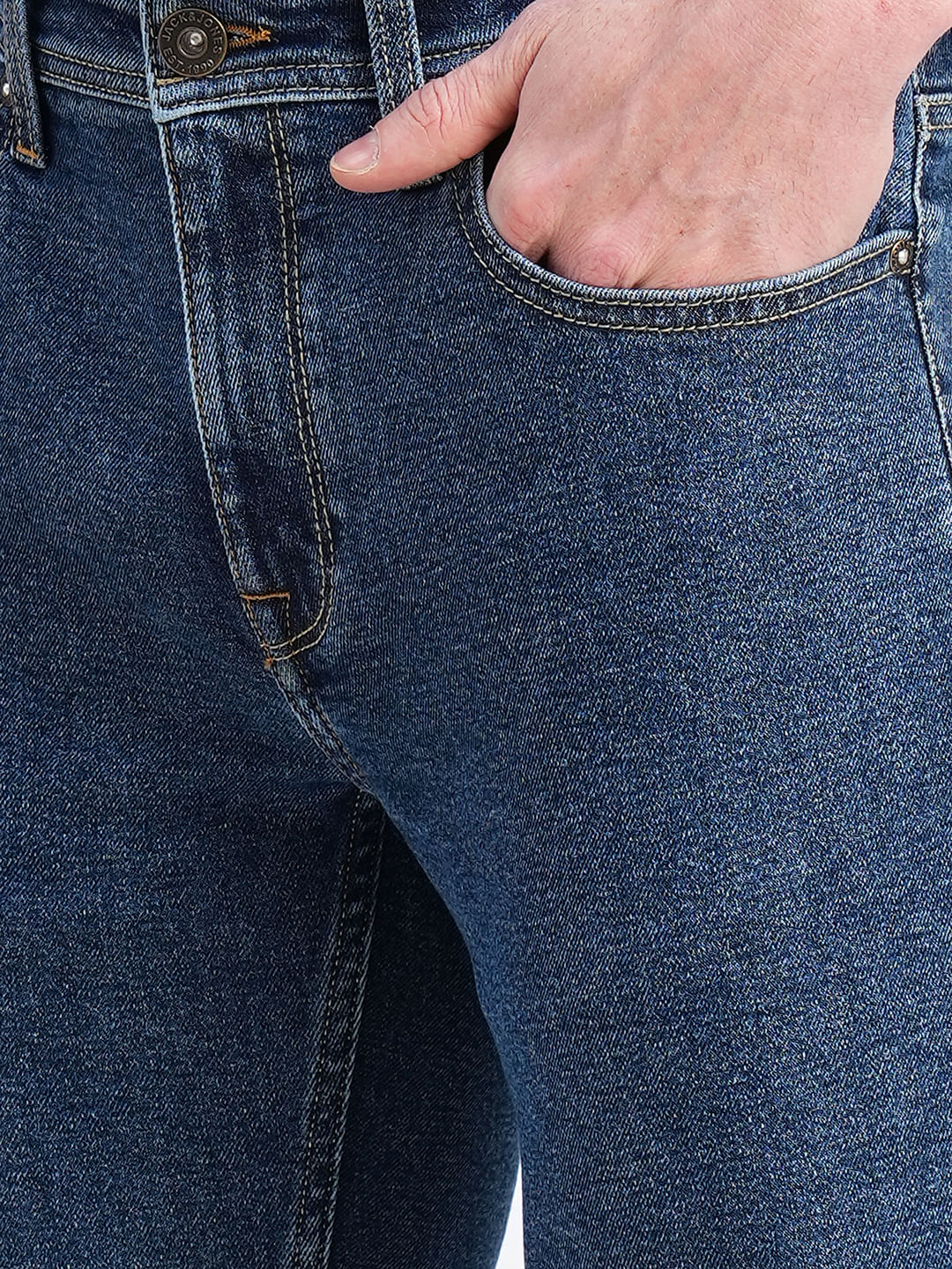 Blue Low Rise Ben Skinny Jeans