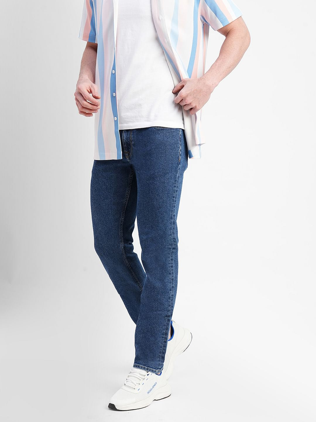 Blue Low Rise Ben Skinny Jeans