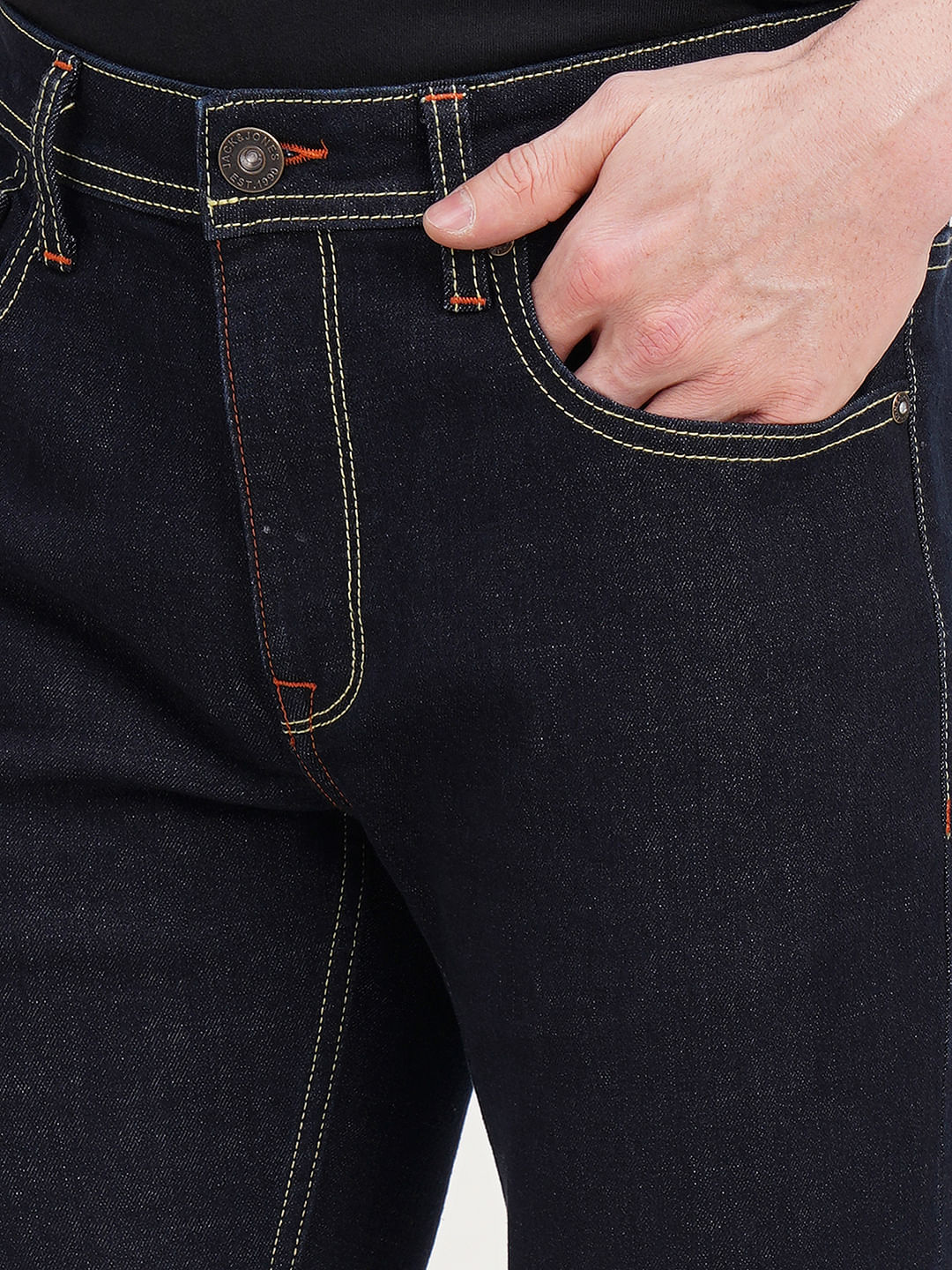 Dark Blue Low Rise Ben Skinny Jeans