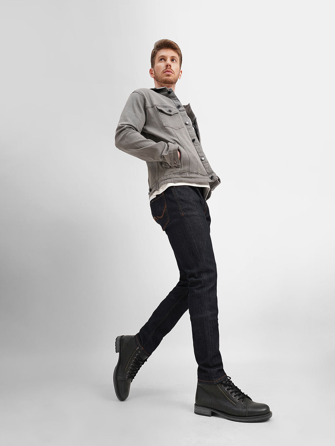 Dark Blue Low Rise Ben Skinny Jeans