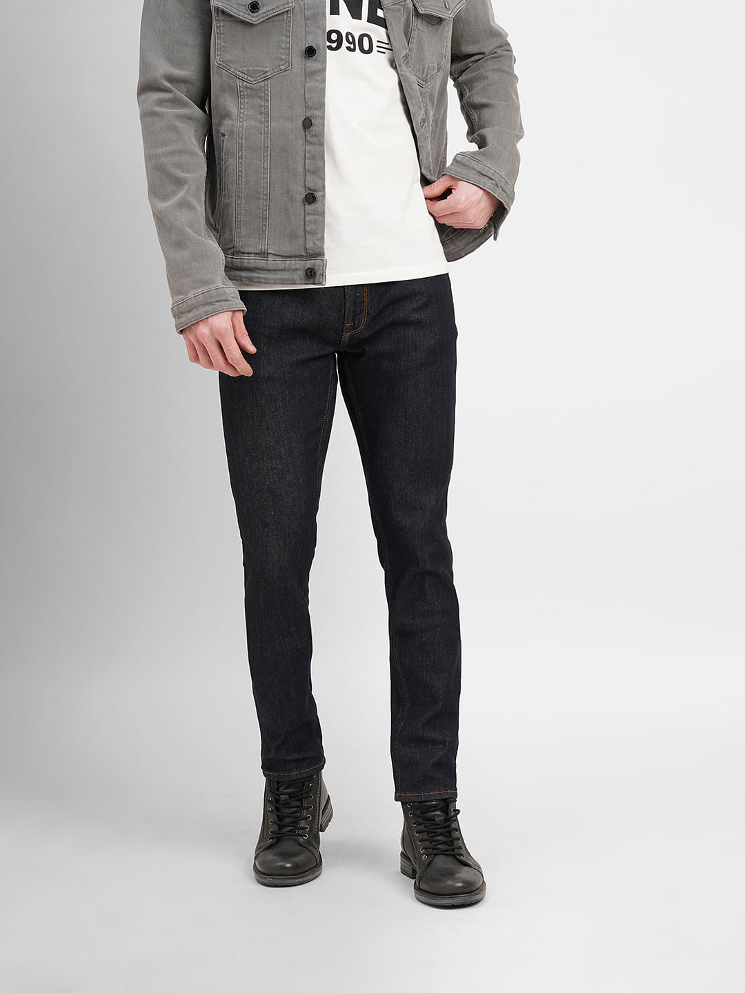 Dark Blue Low Rise Ben Skinny Jeans