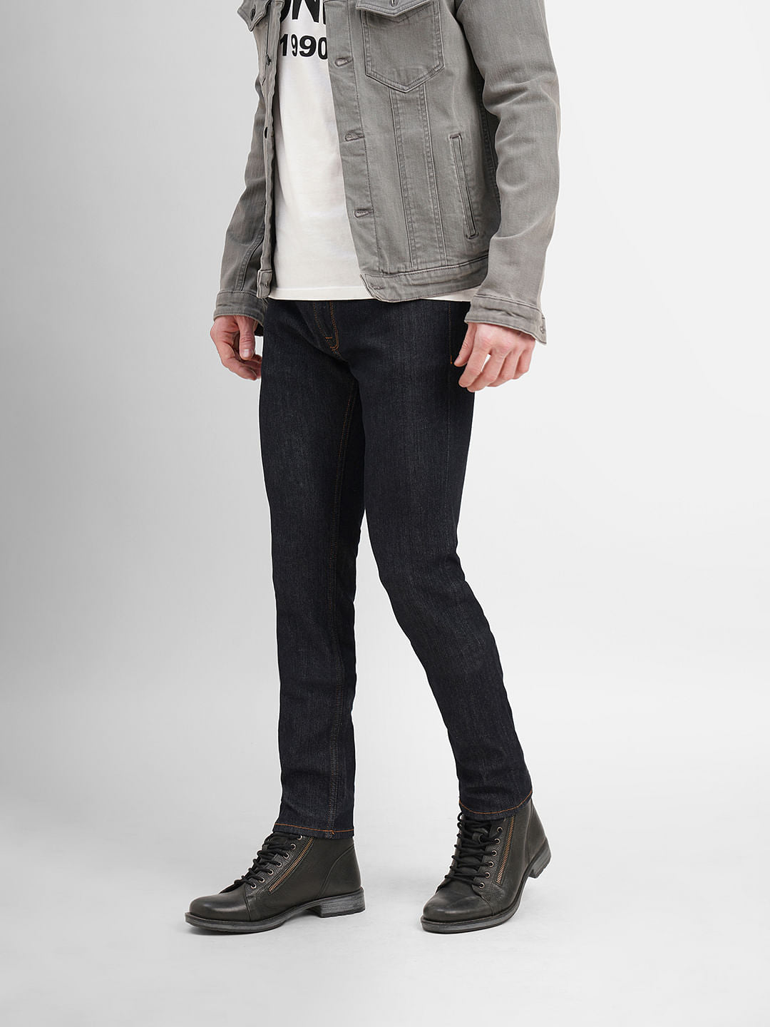 Dark Blue Low Rise Ben Skinny Jeans