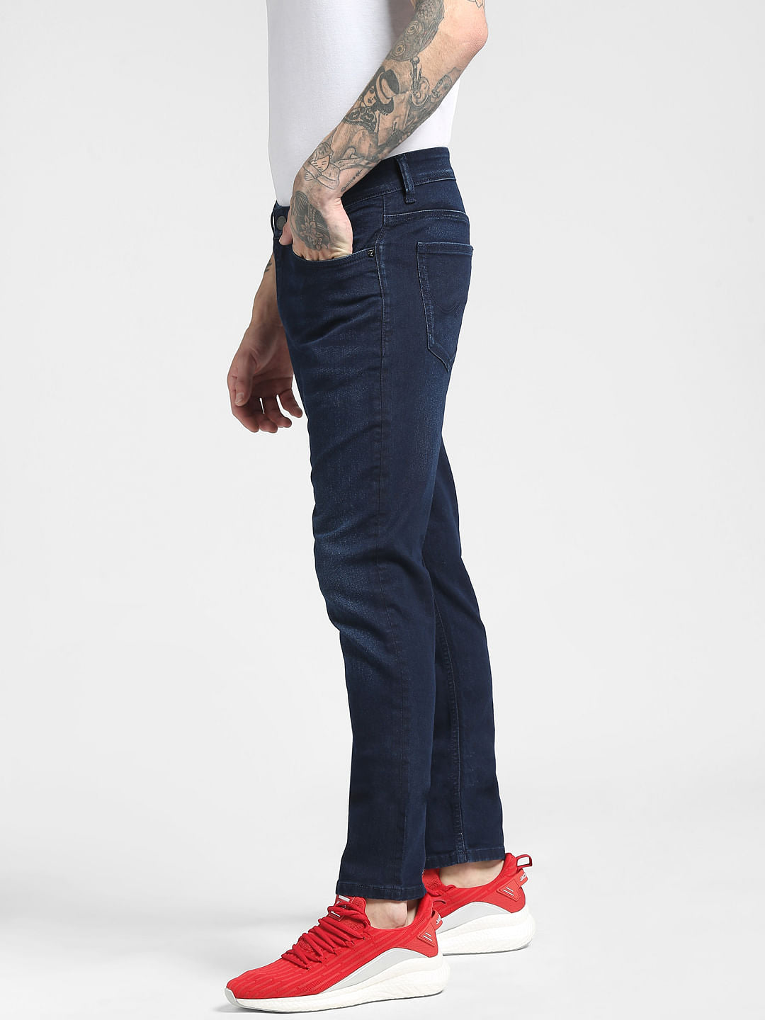 Blue Low Rise Ben Skinny Jeans