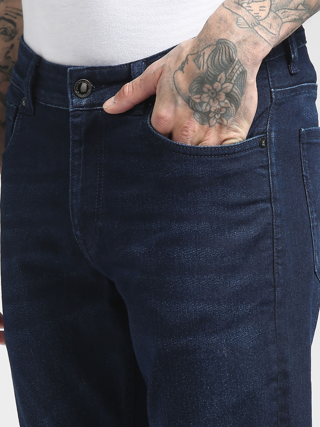 Blue Low Rise Ben Skinny Jeans