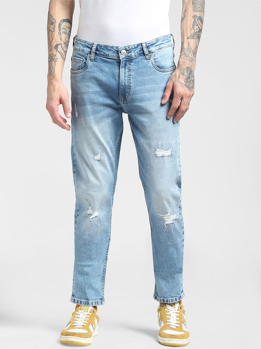 Blue Low Rise Ben Skinny Jeans