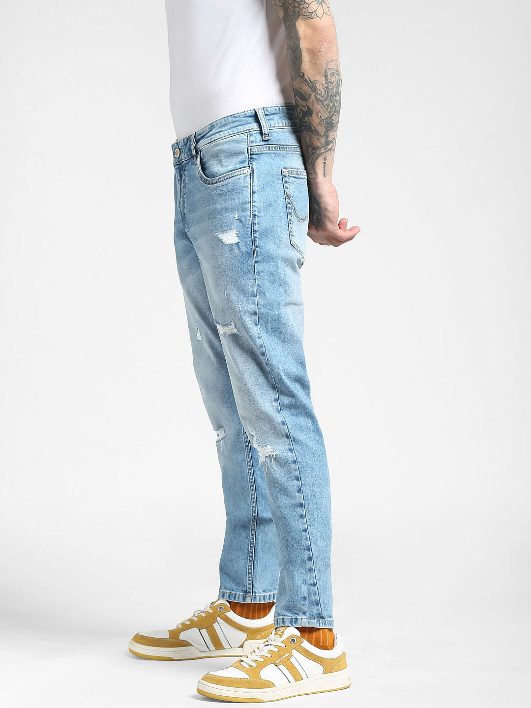 Blue Low Rise Ben Skinny Jeans