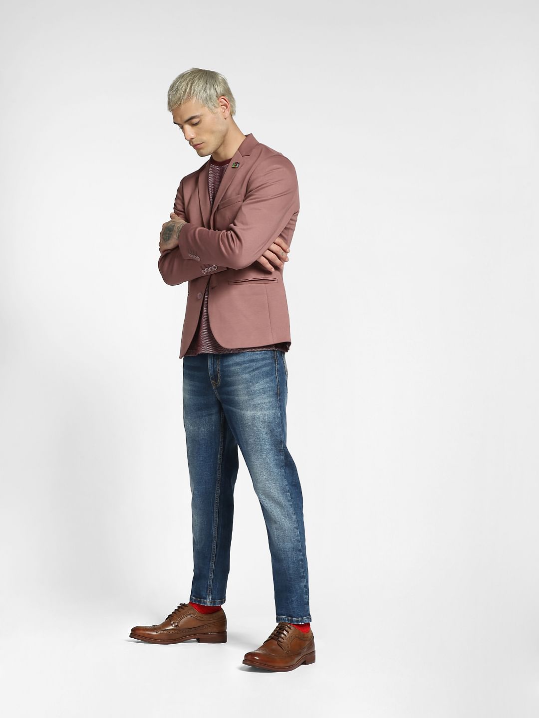 Blue Low Rise Ben Skinny Jeans
