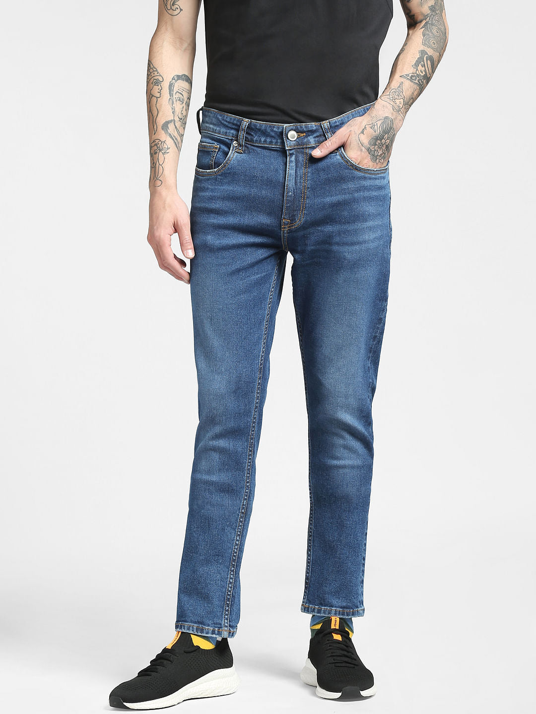 Blue Low Rise Ben Skinny Jeans