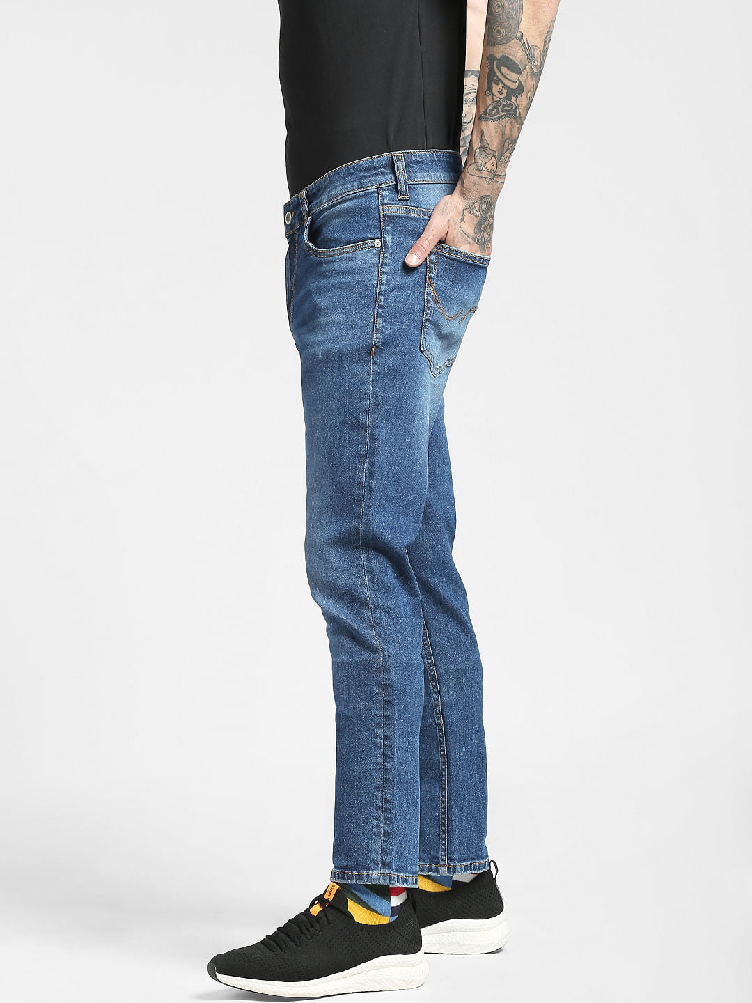 Blue Low Rise Ben Skinny Jeans