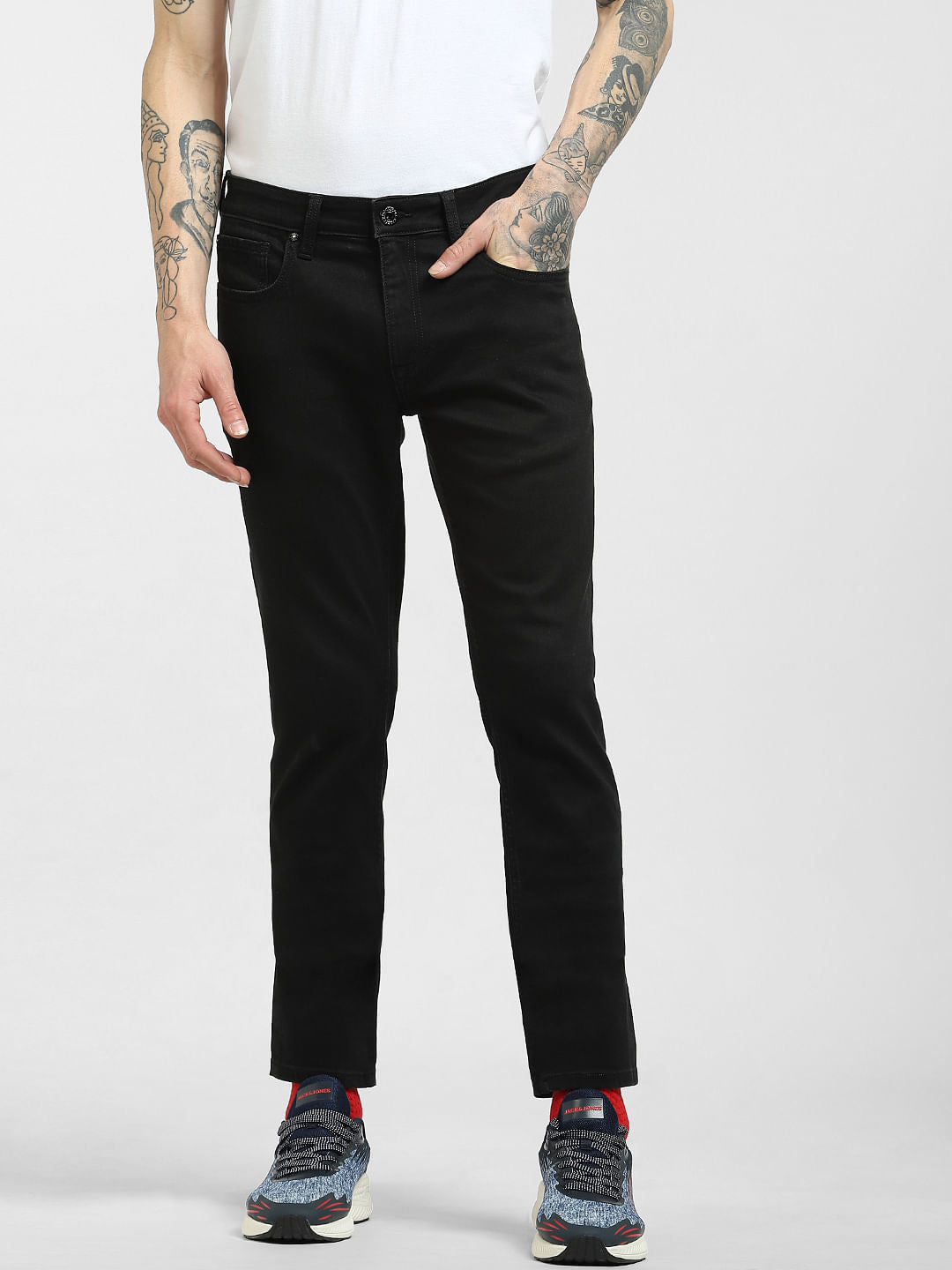 Black Low Rise Ben Skinny Jeans