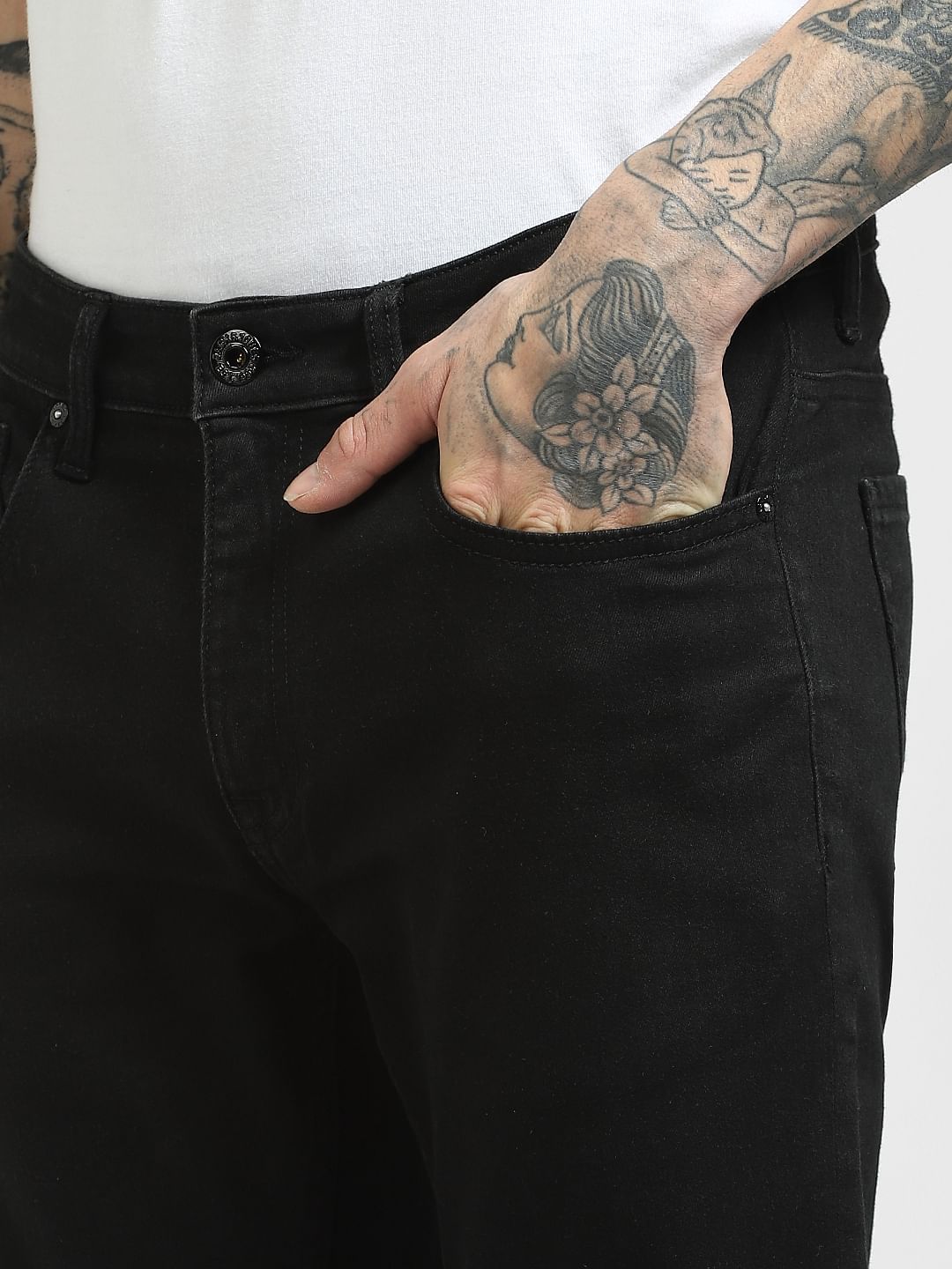 Black Low Rise Ben Skinny Jeans