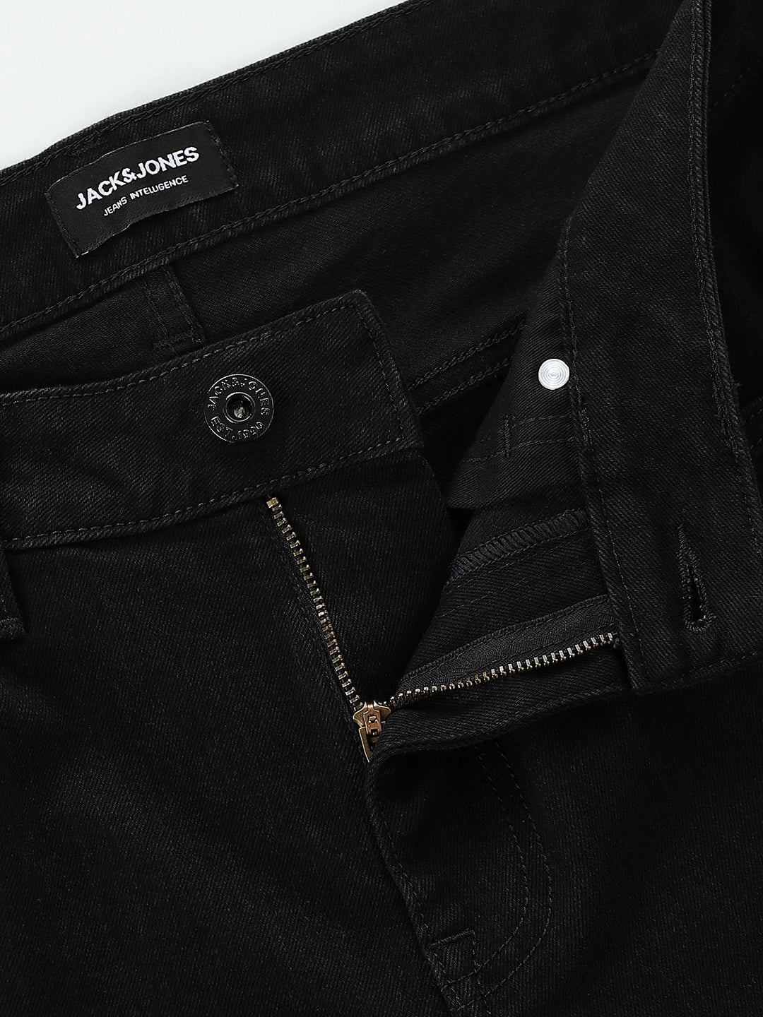 Men's Black Skinny Fit Stretch Jeans