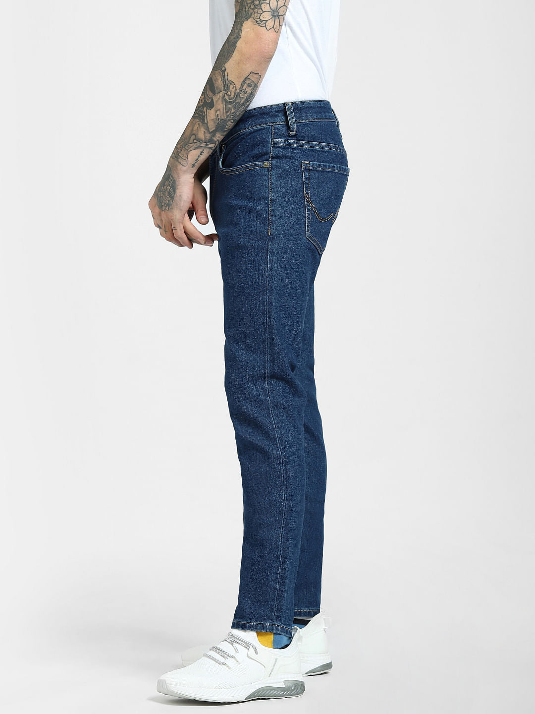 Blue Low Rise Ben Skinny Jeans