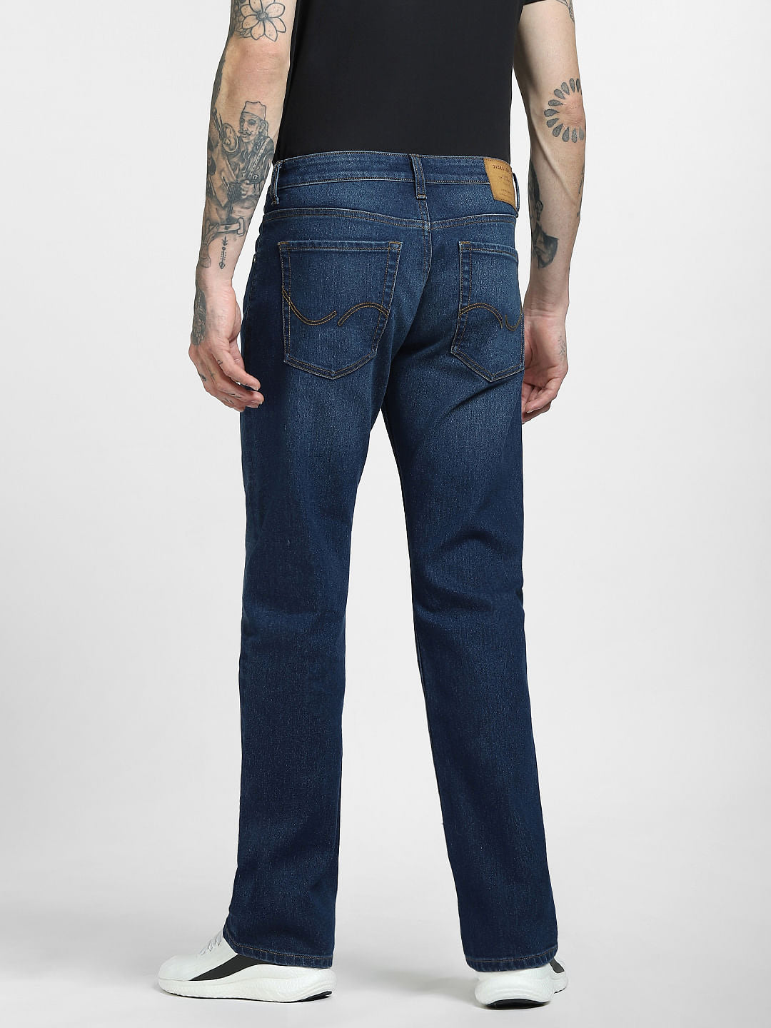 Blue High Rise Bootcut Jeans