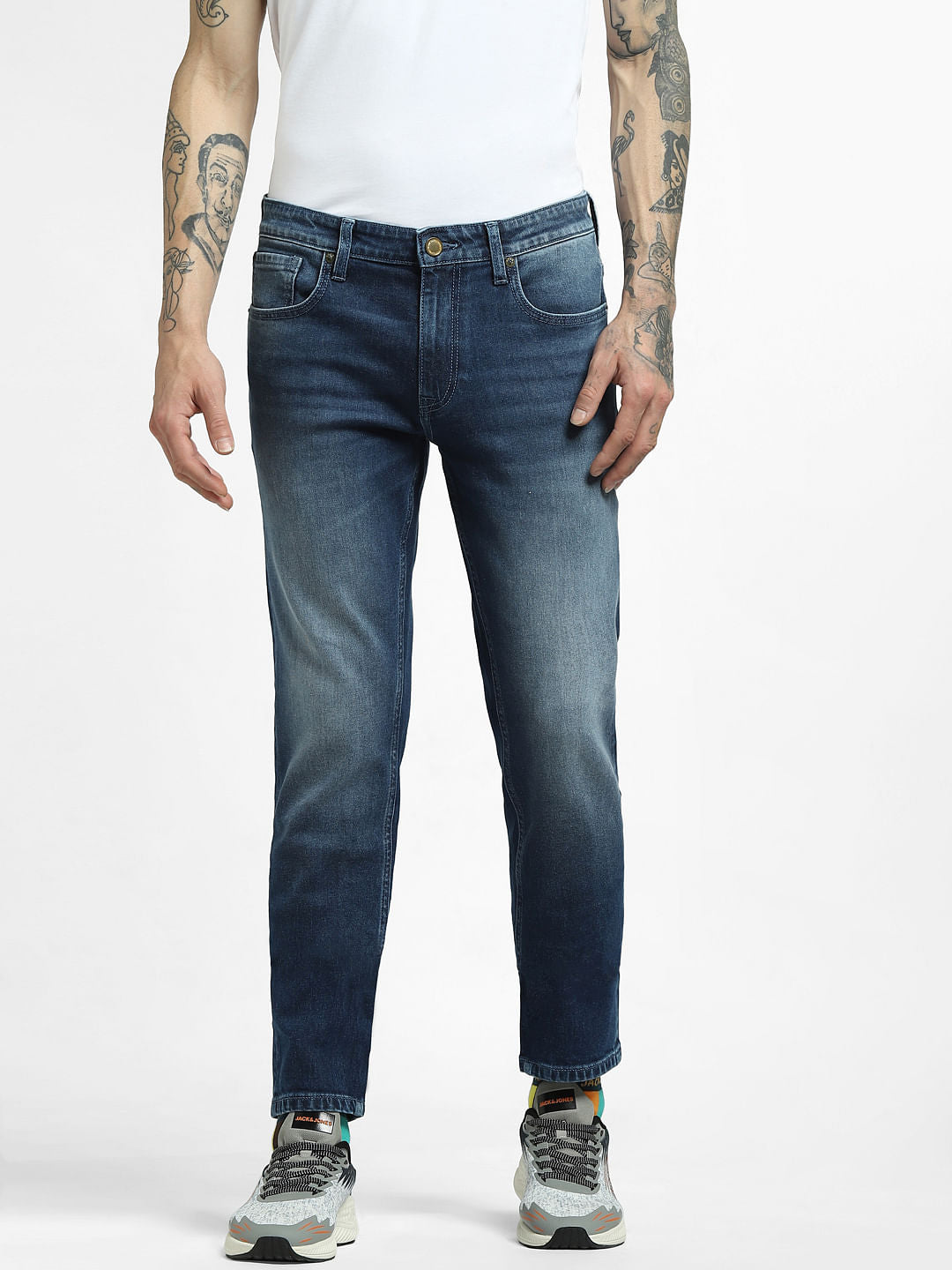 Blue Low Rise Ben Skinny Jeans
