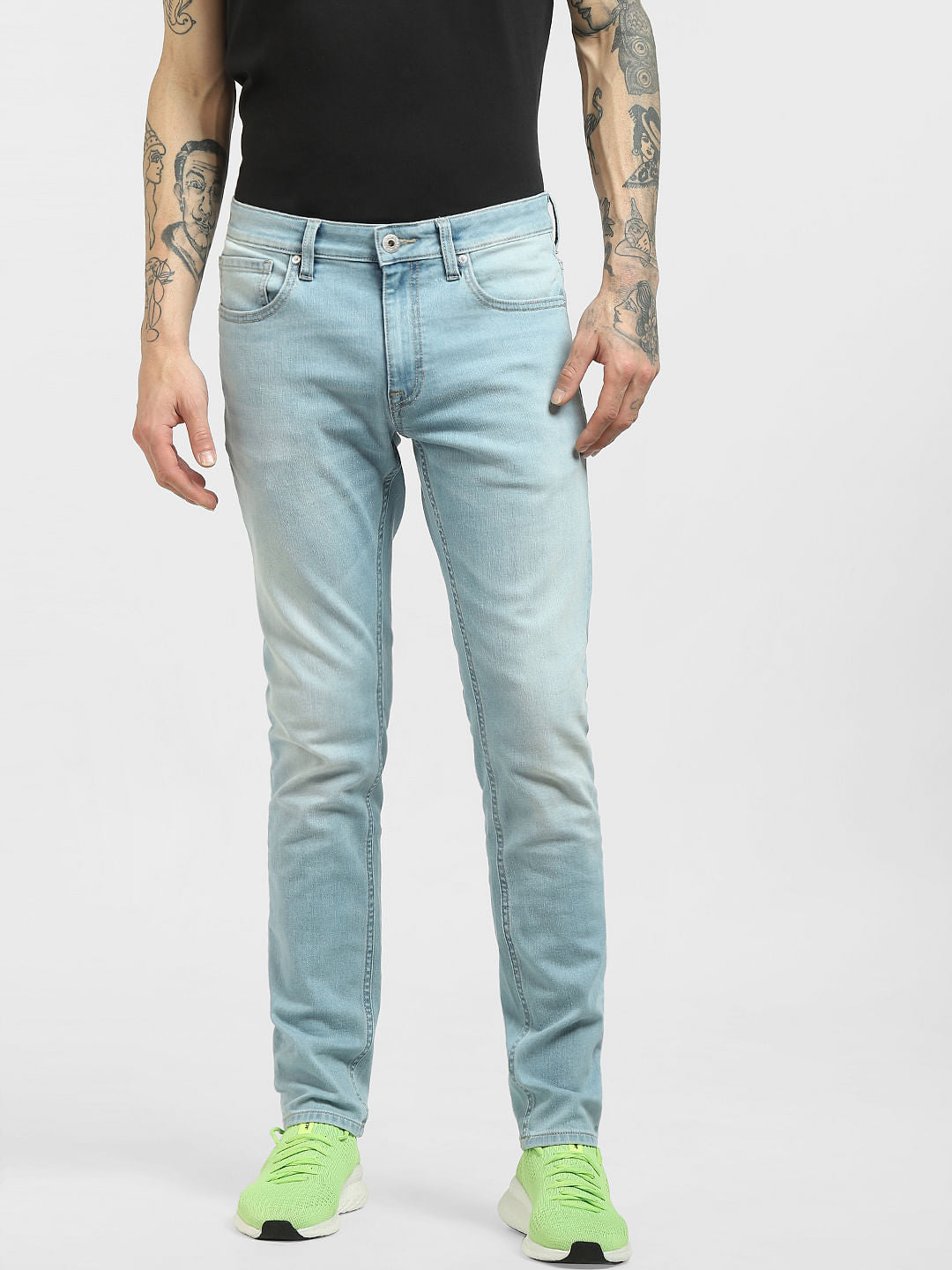 Blue Low Rise Ben Skinny Jeans