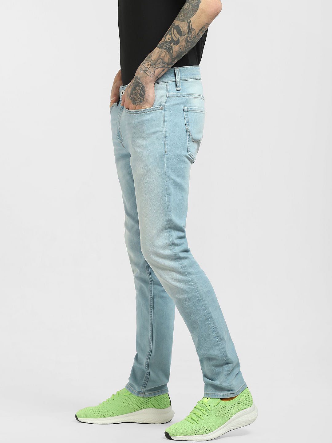 Blue Low Rise Ben Skinny Jeans