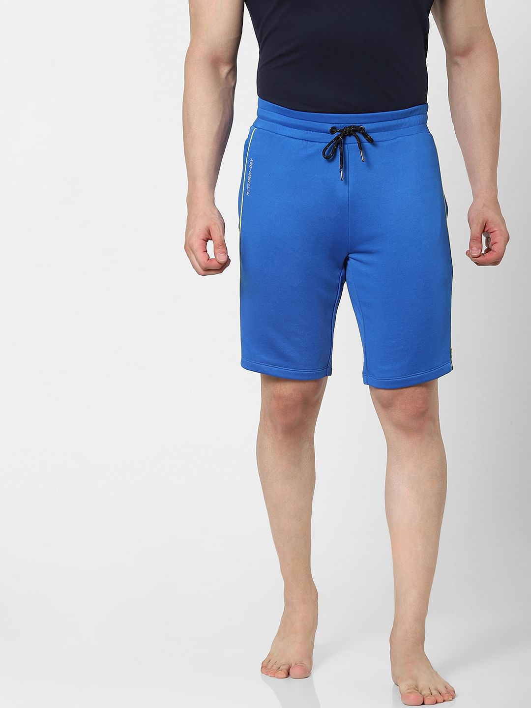 Blue Tape Detail Sweatshorts
