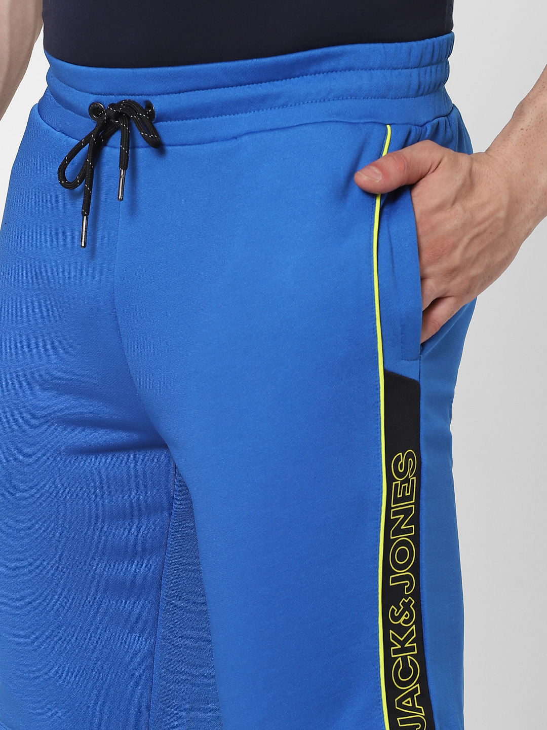 Blue Tape Detail Sweatshorts