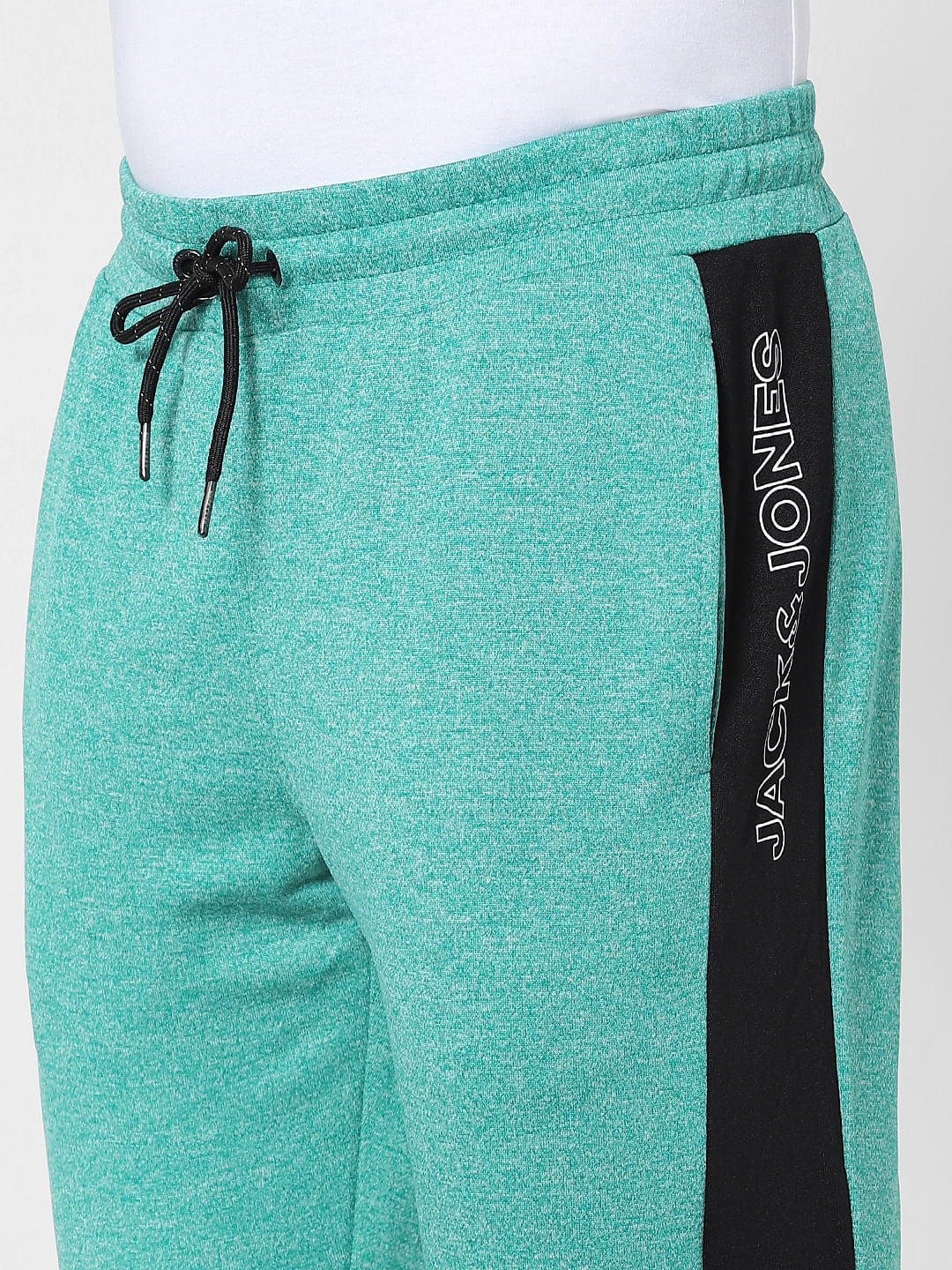 Green Mid Rise Trackpants