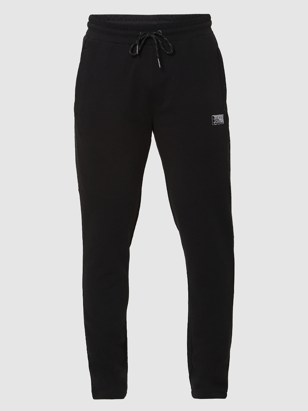 Black Mid Rise Trackpants
