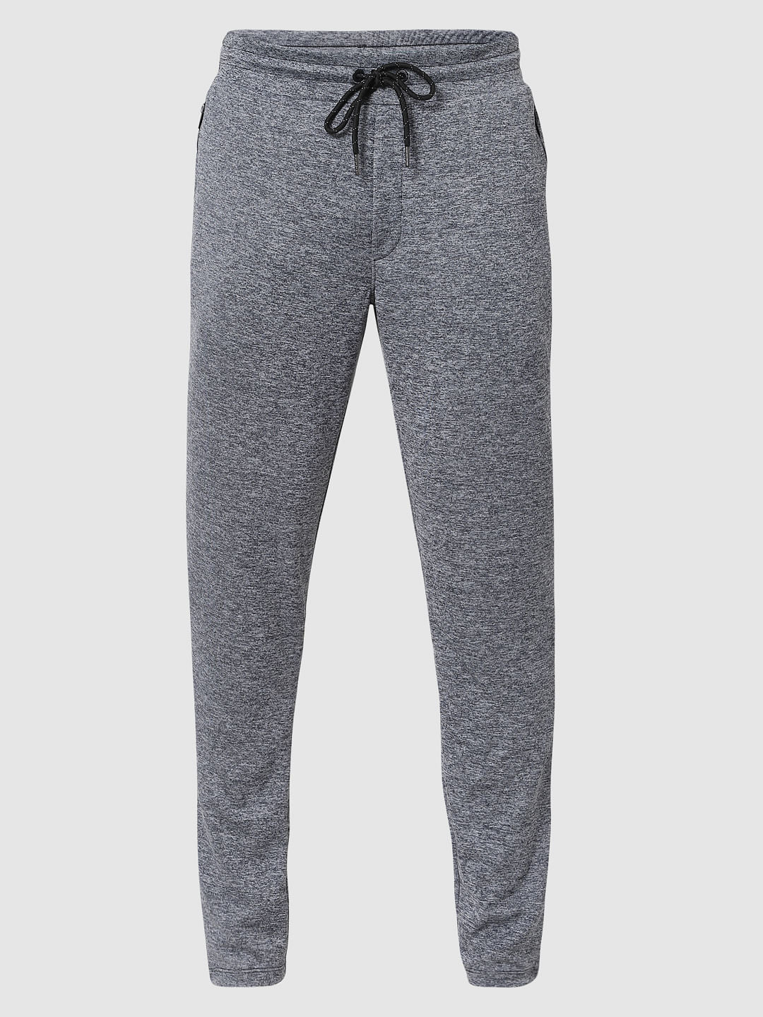 Grey Mid Rise Trackpants