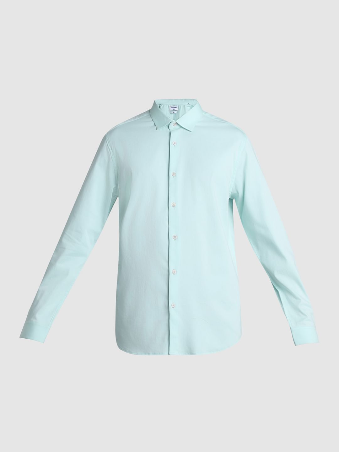 Green Formal Full Sleeves Shirt