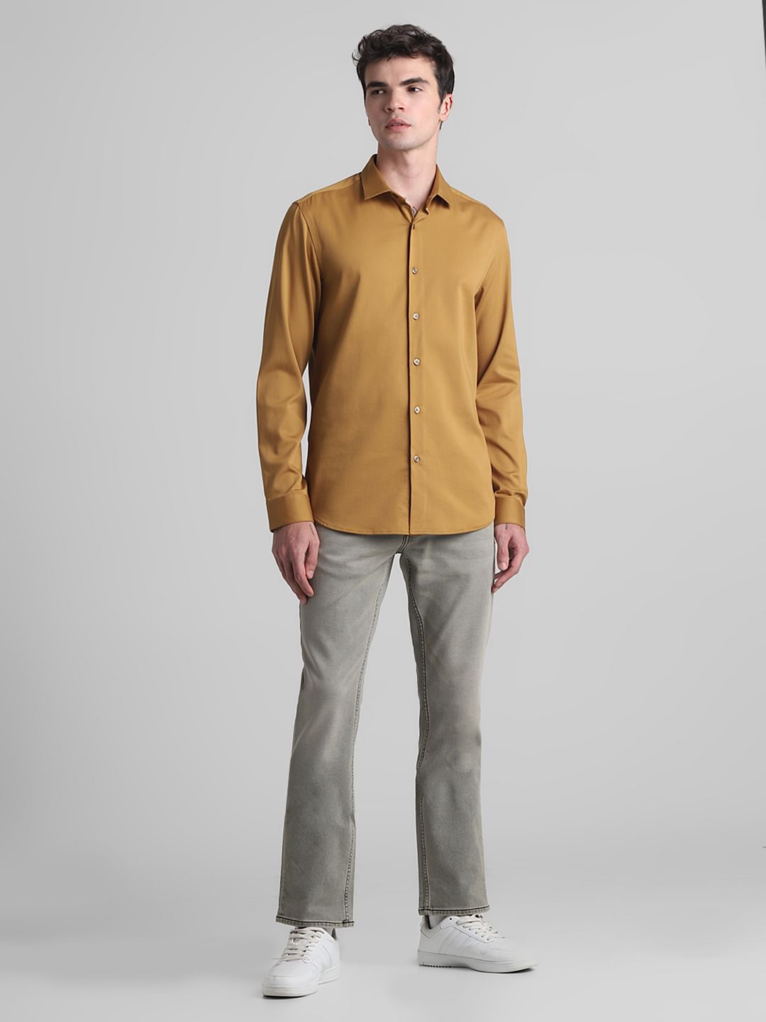 Brown Full Sleeves Shirt