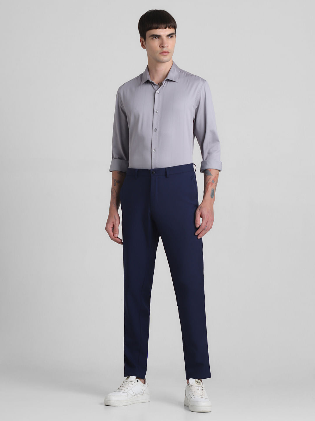 Grey Full Sleeves Shirt