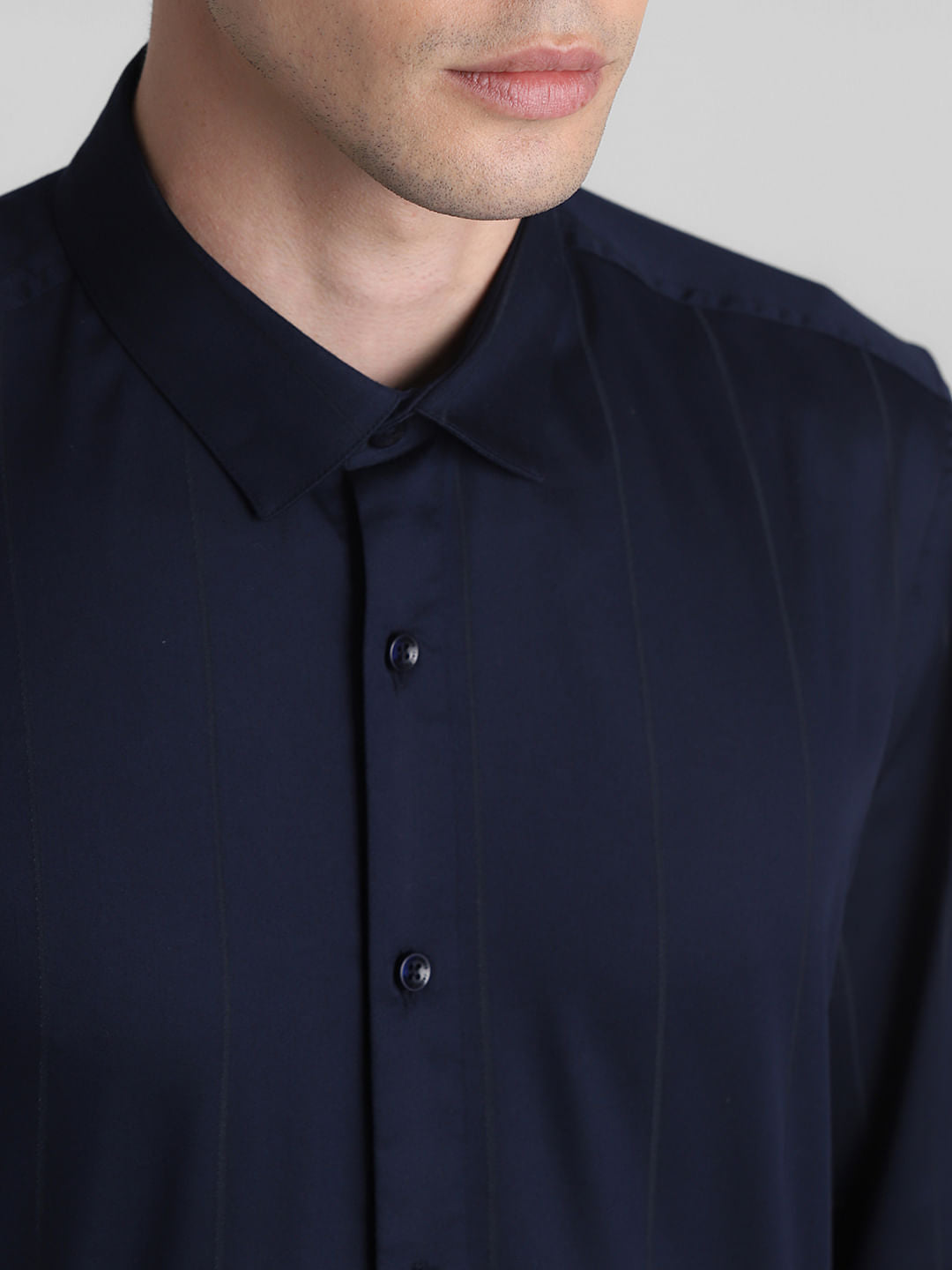 Dark Blue Full Sleeves Shirt