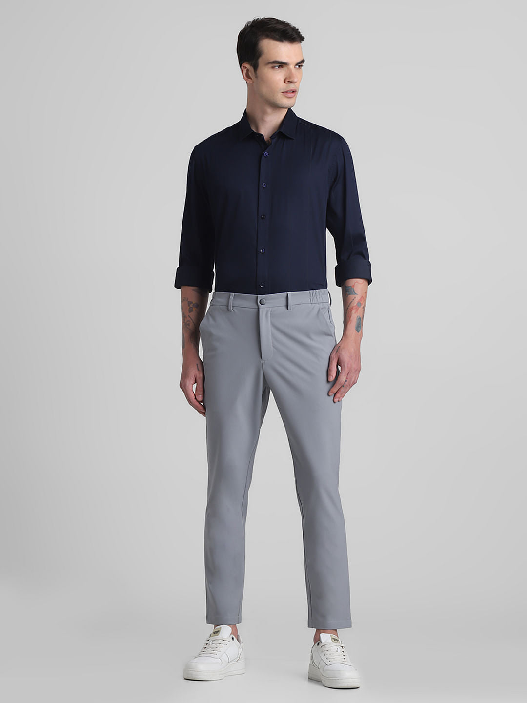 Dark Blue Full Sleeves Shirt