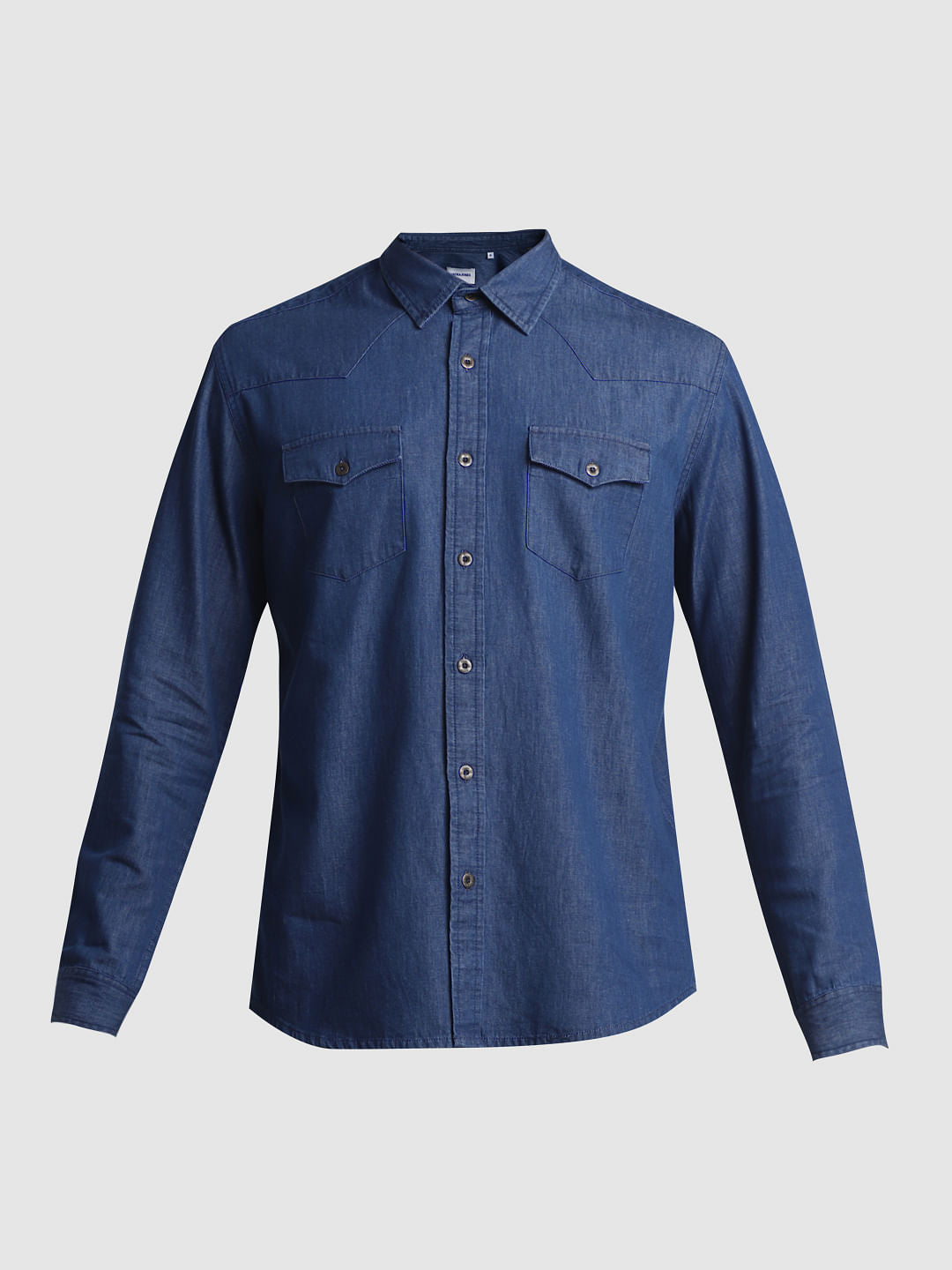 Blue Full Sleeves Denim Shirt