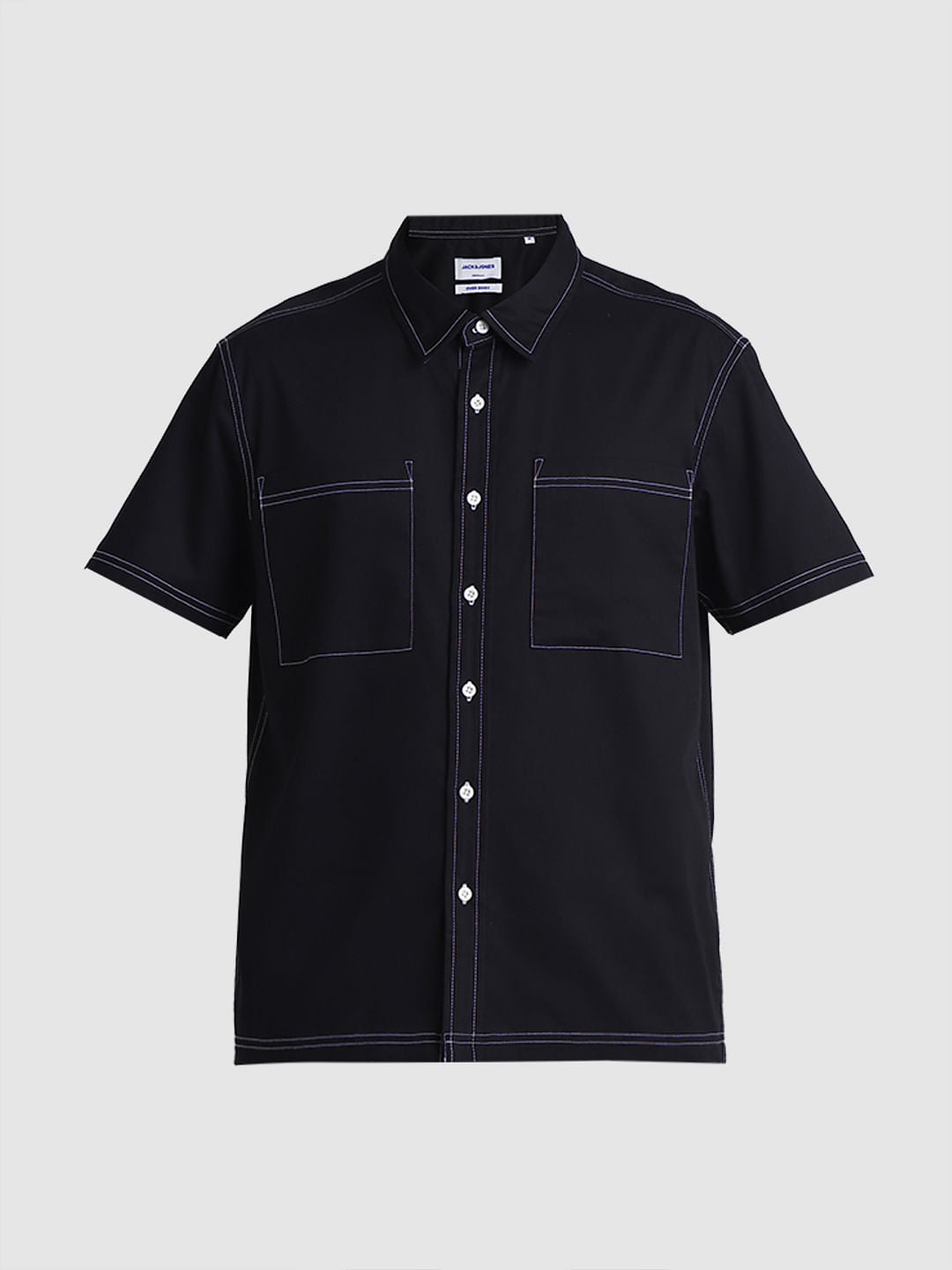 Black Oversized Short Sleeves Shirt