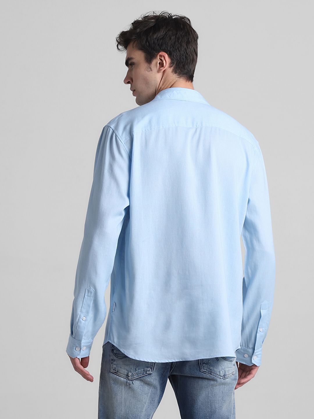 Blue Full Sleeves Shirt