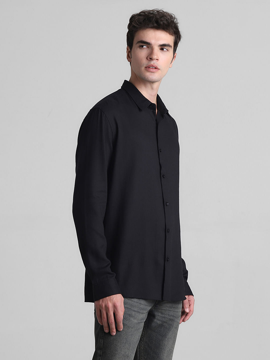 Black Full Sleeves Shirt