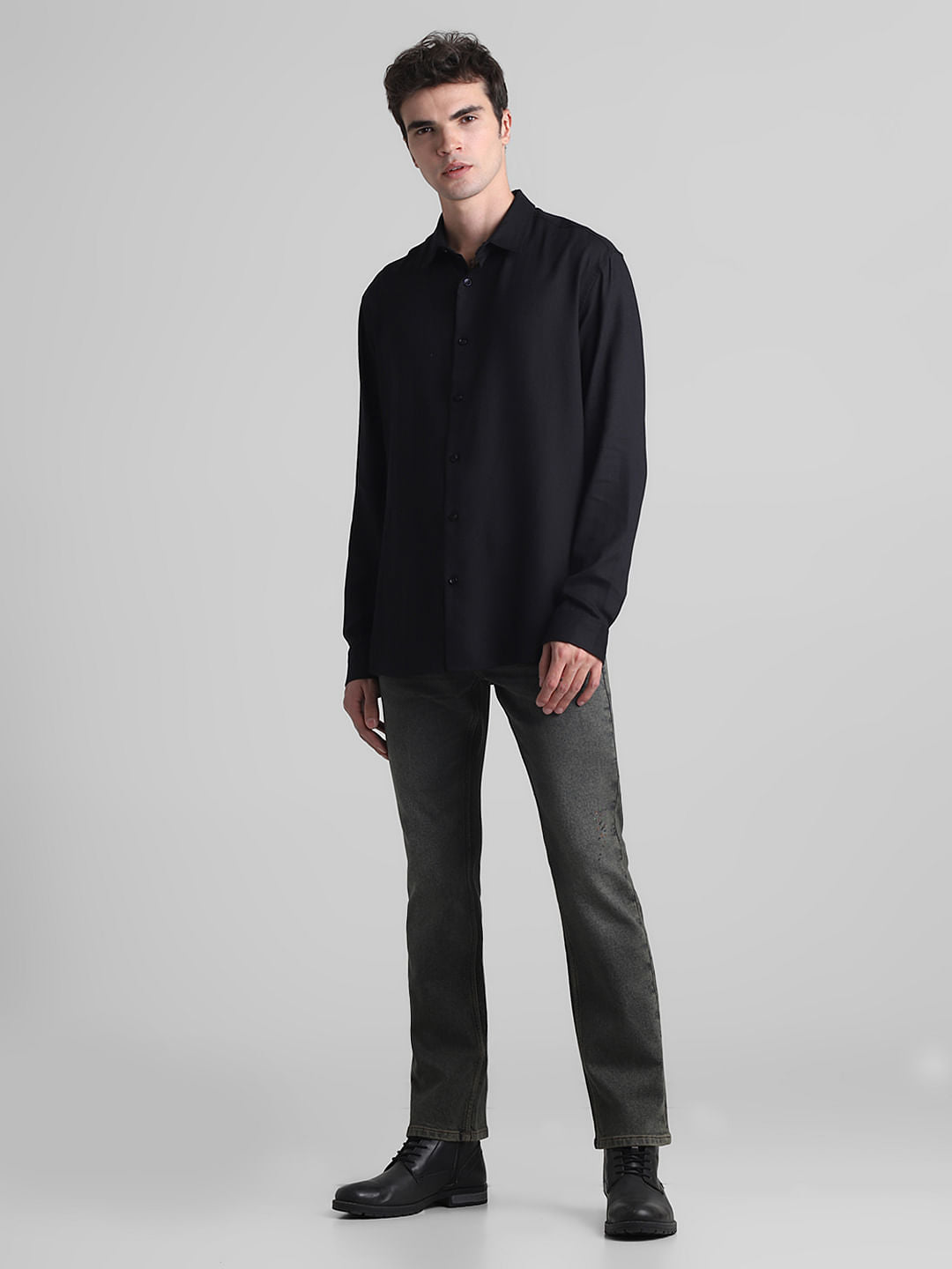Black Full Sleeves Shirt