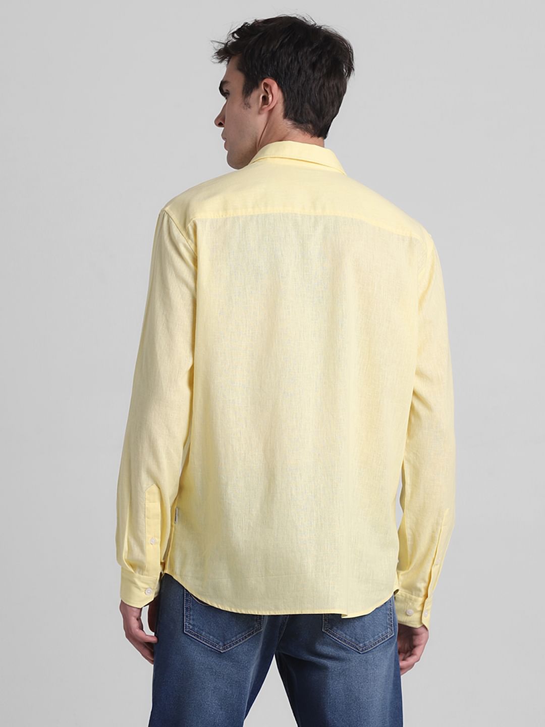 Yellow Full Sleeves Shirt