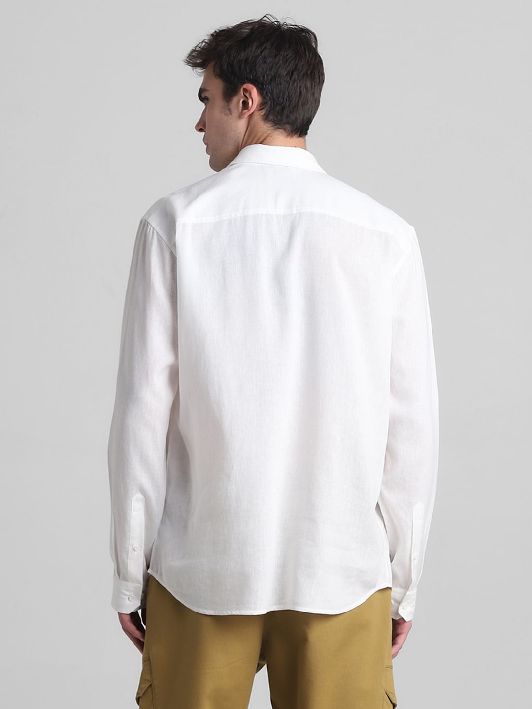 White Full Sleeves Shirt