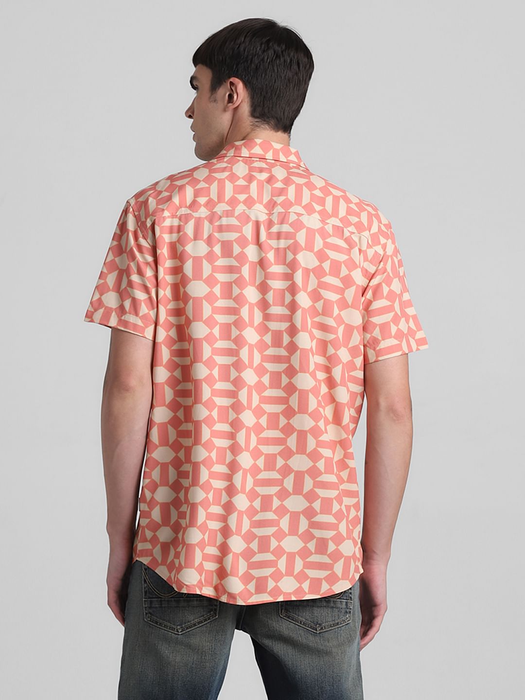 Coral printed Short Sleeves Shirt