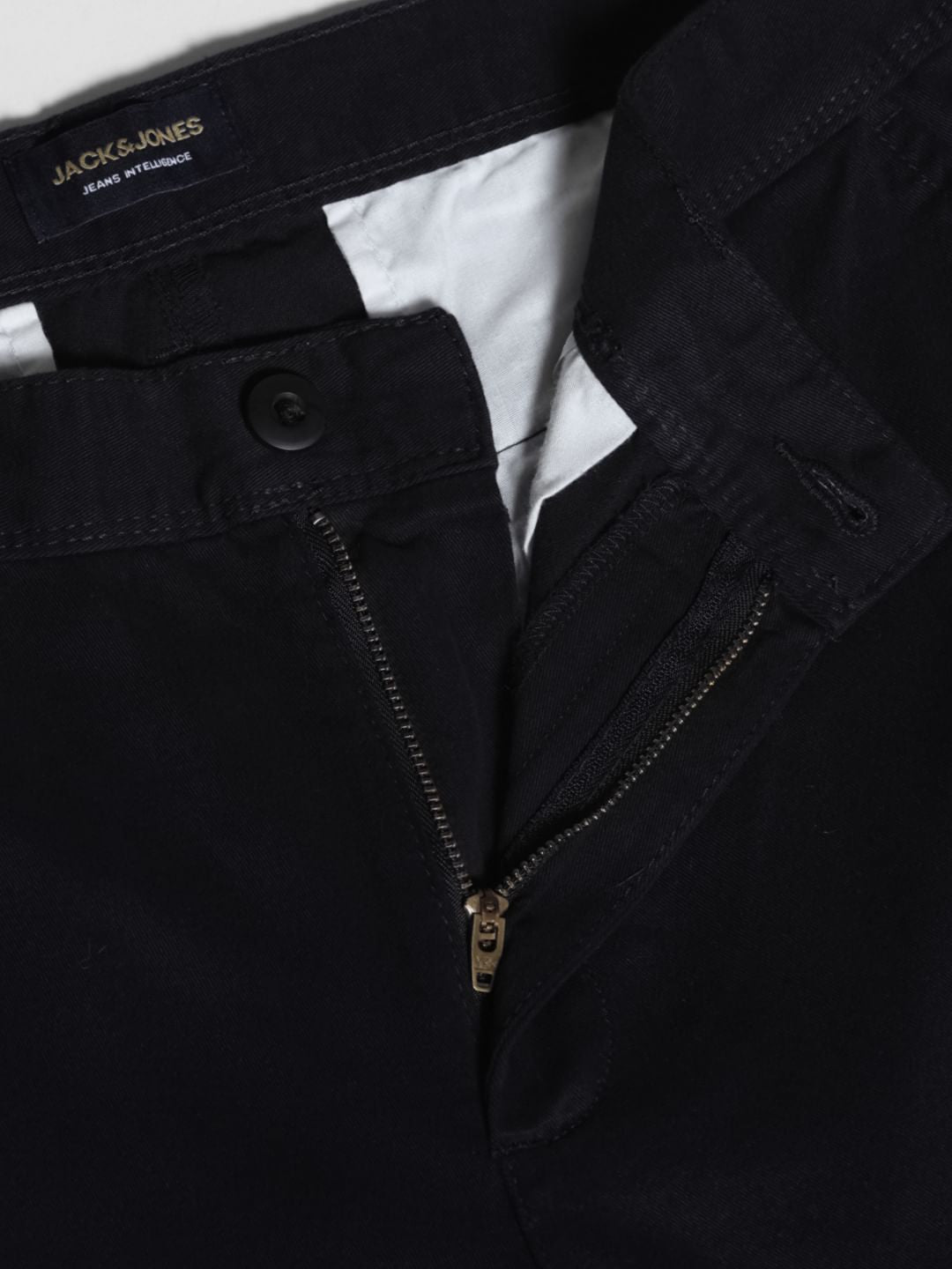 Black Mid Rise Cotton Shorts