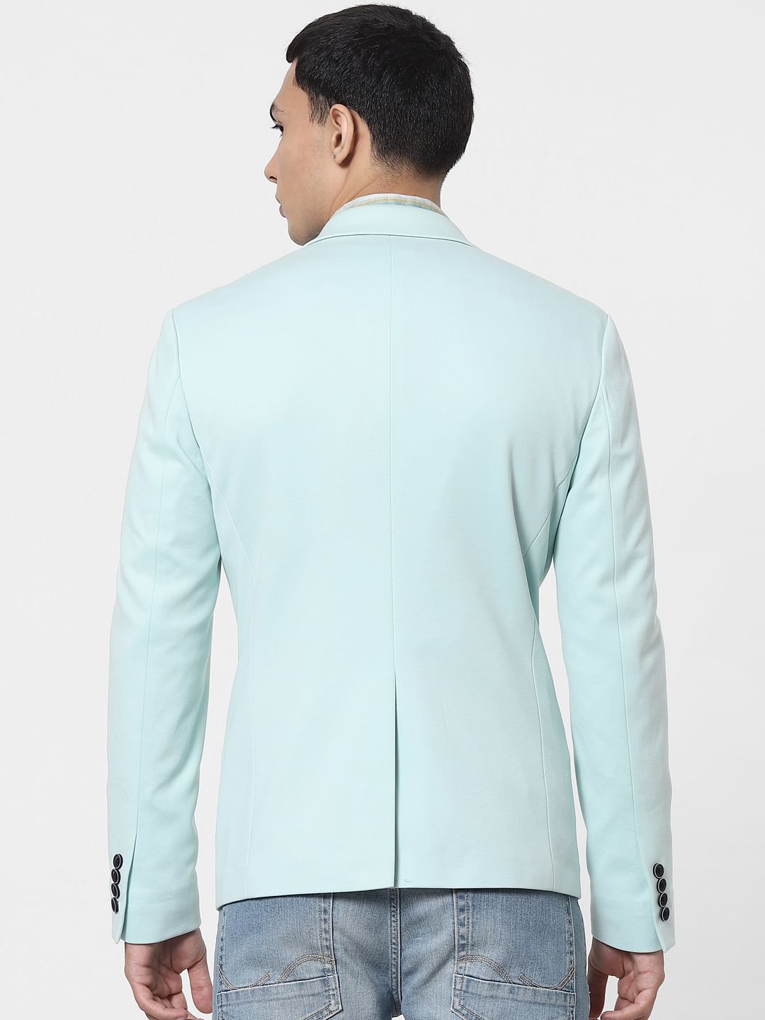 Light Blue Tailored Formal Blazer