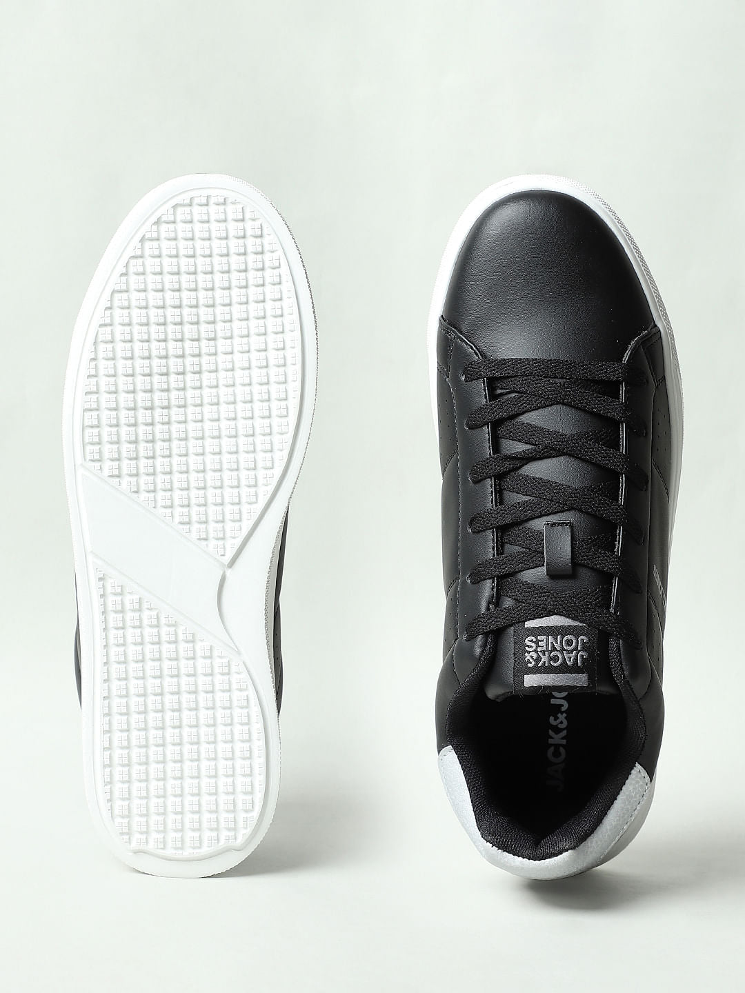 Black PU Sneakers