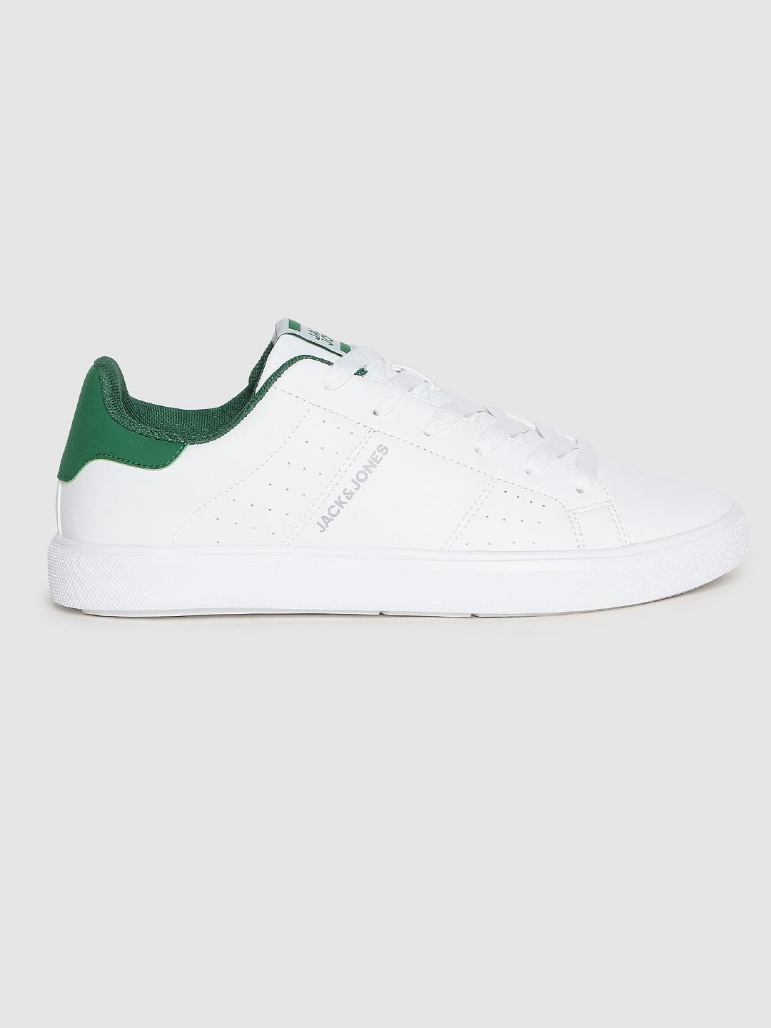 White Lace Up Sneakers