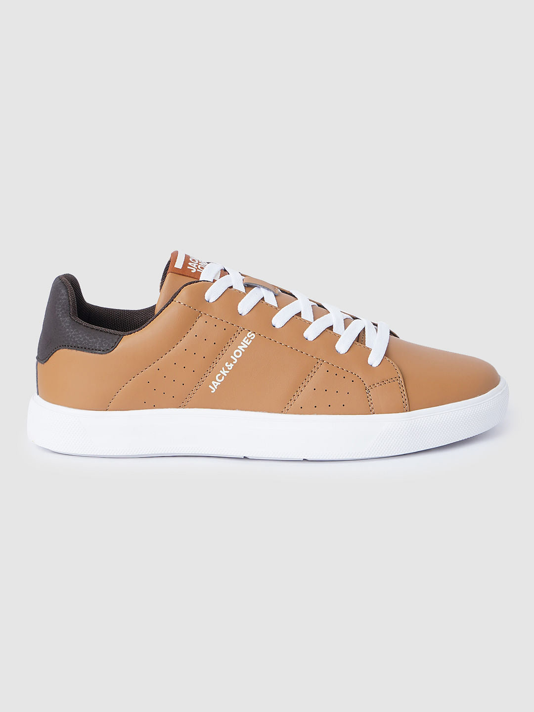 Tan PU Sneakers
