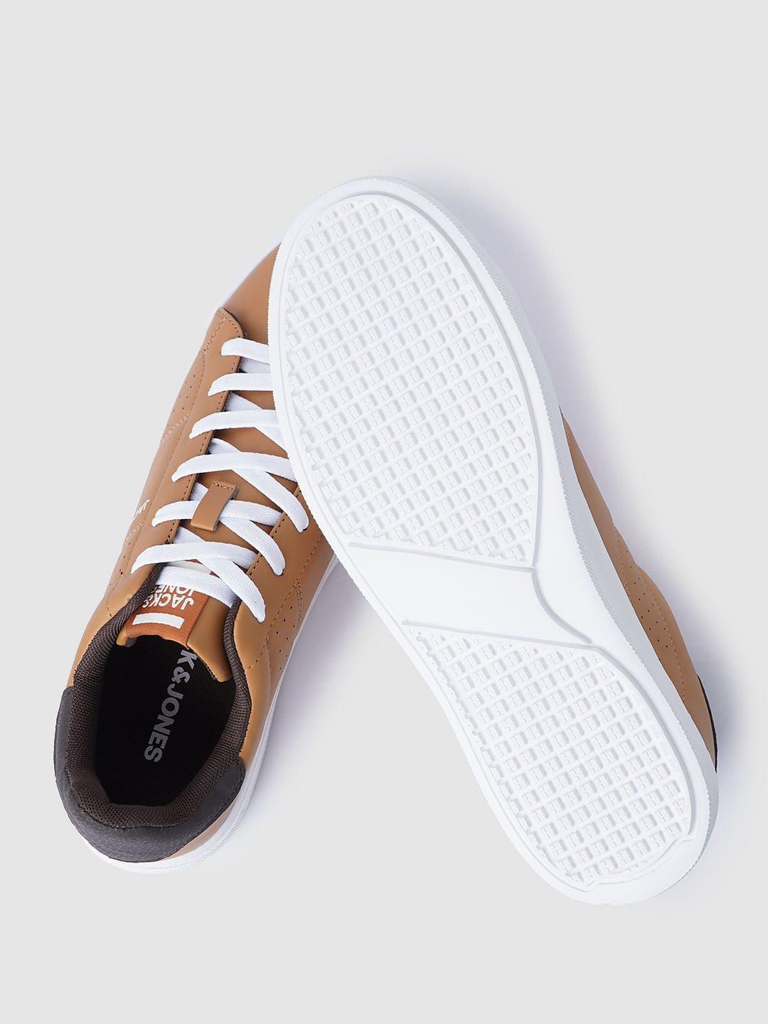 Tan PU Sneakers