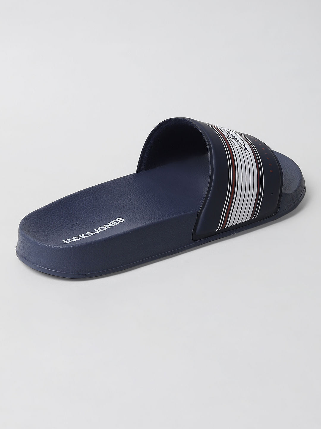 Blue Logo Print Sliders